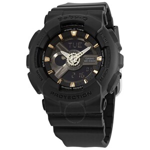 casio/卡西欧女士手表自动机械防水100m树脂 ba110ga1adr