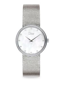 dior/迪奥 女士手表 圆形 镶钻 防水30米 7930sa3189
