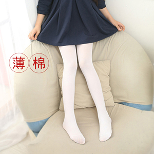 女童打底裤儿童白色裤袜儿童连裤袜纯棉舞蹈袜女童礼服搭配连袜裤
