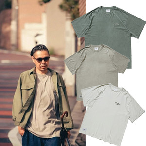 wtaps潮牌刺绣时尚短袖西山彻日系夏季流行男圆领休闲绣标t恤