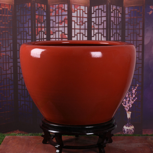 景德镇陶瓷鱼缸窑变颜色釉养金鱼缸乌龟缸客厅庭院睡碗莲盆荷花缸