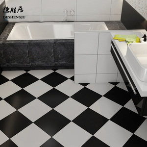 黑白地砖厨房卫生间瓷砖厨卫墙砖300x300厕所浴室洗手间防滑地砖