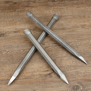 石材加工雕刻工具钨钢凿合金凿子手工雕花刻字尖扁凿石头工匠錾子