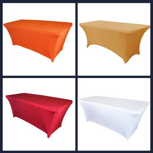 定制弹力桌套酒店会议婚庆宴会饭店餐桌套鸡尾酒桌套长方形吧台套