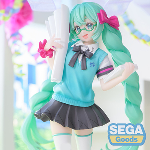 正版现货 世嘉SEGA 初音未来16周年 LUMINASTA BU-TA 景品手办