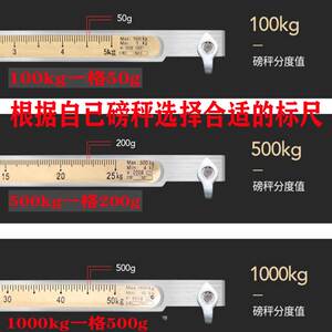 机械秤磅秤老式配件磅尺刻度千克500kg1000k杆标吨磅称拉杆收废品