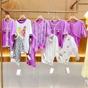 早安公主2022年夏季新款冰麻针织上衣套头休闲品牌折扣女装货源