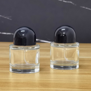 透明玻璃30ml香水分装瓶小样分装瓶圆形旅行便携喷雾瓶按压空瓶子