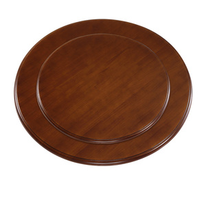 实木圆桌面家用大圆桌面带转盘10人15人饭桌麻将桌方桌圆形台面板