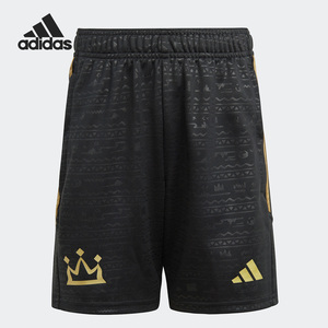 Adidas/阿迪达斯正品 SALAH SHO Y 大童足球运动短裤HR8161