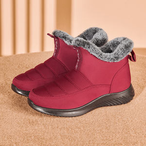 保暖棉鞋女厚底