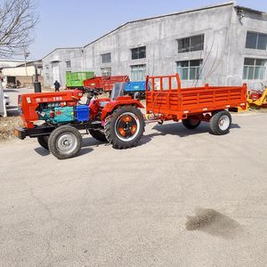 拖拉机挂车 3吨自卸农用拖车 拖斗运输粮食青储货厢牵引平板挂车