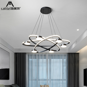 施美特北欧吊灯现代简约大气家用极简餐厅灯饰网红灯具北欧客厅灯