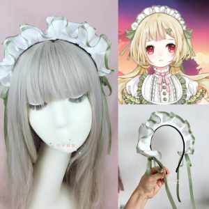 包邮 客订款日系洛丽塔lolita发饰 甜美cos女仆发箍kc 可改色订制