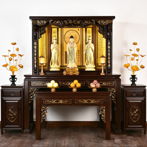 楠木实木佛龛观音供台家用客厅大型佛柜立柜神龛供桌佛台神台香案