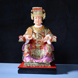 包邮树脂西王母神像12寸西天老母瑶池圣母王母娘娘家用供奉像摆件