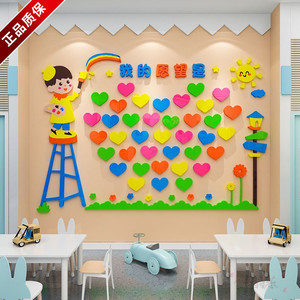 幼儿园创意3d照片墙环创主题心愿树许愿树墙面装饰贴纸背景墙布置
