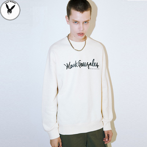 兔兔markgonzales韩国直邮21春新款男女款字母圆领卫衣mg2000cr02