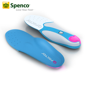 spenco运动跑步鞋垫平衡减震X型腿鞋垫 足内外翻足弓支撑鞋垫女