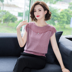90510人付款天猫条纹t恤女士夏季短袖修身针织小个子上衣2022年新款短