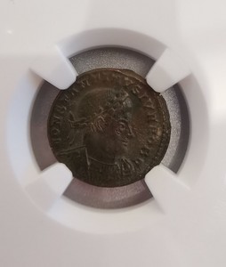 古罗马君士坦丁二世古币皇帝币铜币ngc盒币