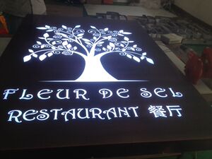 不锈钢仿古灯箱/镀锌板烤漆镂空发光/商场双面吊牌/不锈钢发光字