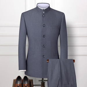 中华立领男装中山装