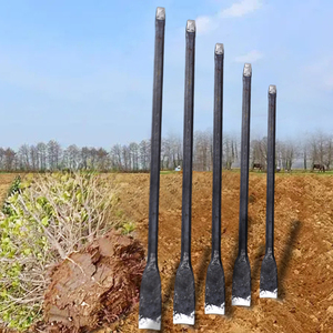 挖树铲子锰钢加厚撬锻打洞移植花深挖坑铁镐园林工具平铲直锹定制
