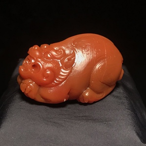 南红玛瑙貔貅吊坠天然