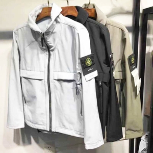 【正品】stone island石头岛机能风外套加厚加绒立领夹克冲锋衣潮