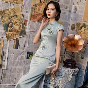 金帛锦唐之语盖娅传说吉祥斋品玉女装专柜正品旗袍2020新款2020新