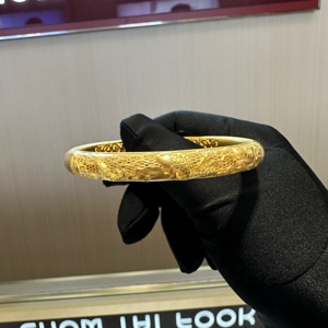 系列黄金足金实心福镯祥云手镯结婚女三金五金f2090004人付款10100