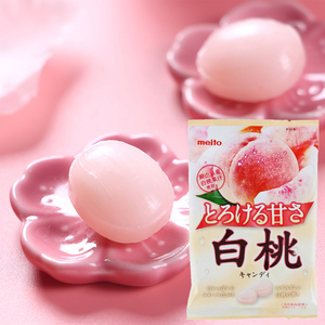 日本名糖白桃糖