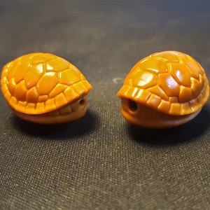 橄榄核雕个性文玩配饰钥匙链富甲天下单籽龟壳