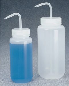 耐洁 500ml广口洗瓶LDPE瓶体PP螺旋盖/杆共聚物吸管2407-0500