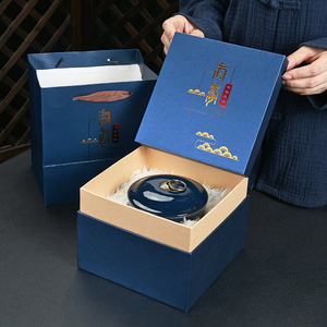 干货礼品盒陶瓷罐密封半斤批发可定制 高档淡干海参包装盒空礼盒