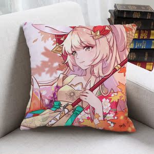 王者荣耀公孙离抱枕祈雪灵祝皮肤cos周边定制枕头垫手办卡通玩偶