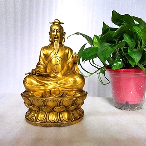 000人付款淘宝纯铜杨公神像救贫仙师招财风水杨筠松祖