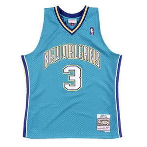 【限量】nba球衣 复古 cp3 保罗 paul 黄蜂湖水蓝 mn sw 全新