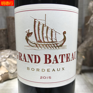 法国龙船庄小龙船波尔多aoc 干红葡萄酒grand bateau原装进口红酒