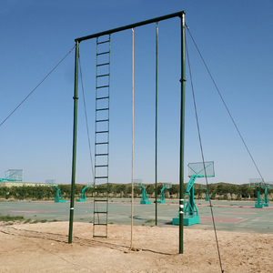 户外健身训练爬绳爬杆软梯三合一军事拓展训练器材体能障碍器材