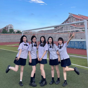 风高中生夏季套装韩版初中学生jk制服女毕业裙子英伦校服207人付款49