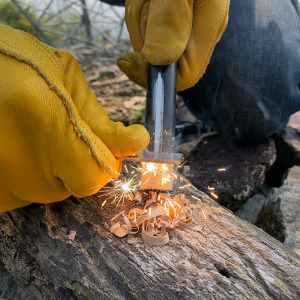 20*120mm特粗大号打火石户外野外打火棒荒野求生防水点火装备