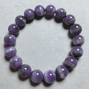 天然紫极光23水晶手链紫幽灵auralite23手串紫钛宝石紫晶水晶饰品