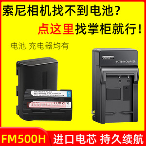适用索尼NP-FM500H电池 A350 A58 A65 A77 A200 A560 A900 充电器