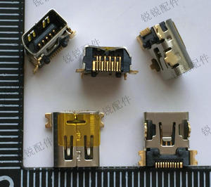 HTC多普达 USB充电口 尾插 11P 手机数据传输 插座 11针 迷你USB