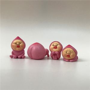 散货屁桃小熊先生可爱车载空调出风口香薰公仔模型摆件玩具4人付款15