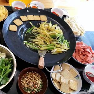 升陶旗舰店天猫贵州夜市摊小吃商用罗锅的锅平底家用电专电磁炉用烙