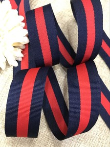 藏青红藏青涤纶间色织带蓝红条纹蓝红蓝平纹斜纹织带辅料丝带彩带