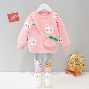 韩系女童秋装套装女宝宝2024新款洋气两件套一周岁婴儿童卫衣服春